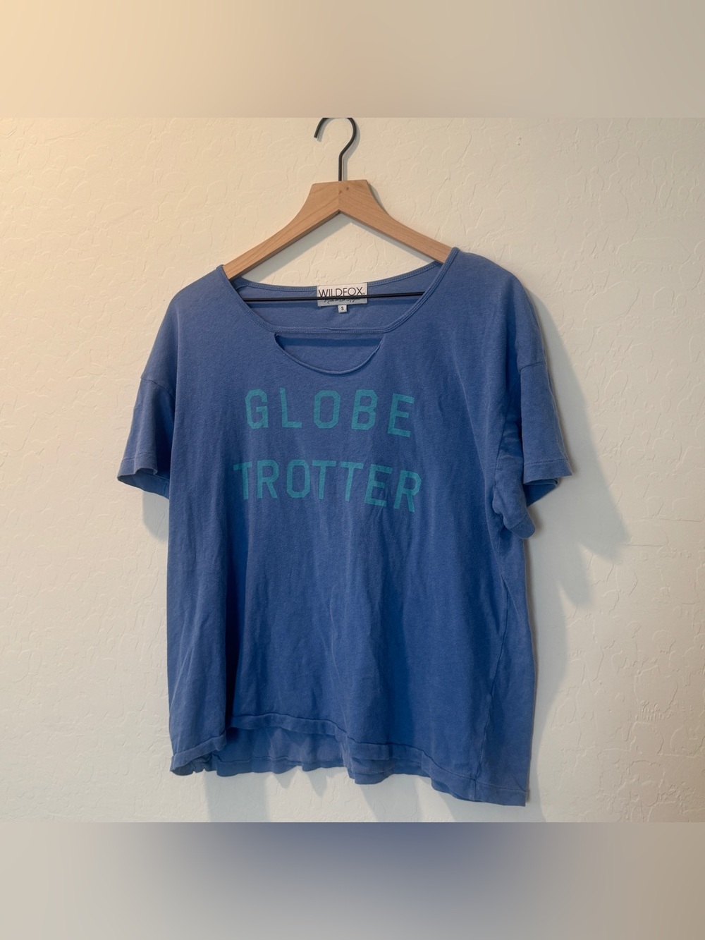 Wildfox "Globe Trotter" Baggy Oversized Tee